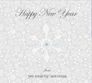 Happy New Year from Yes Exactly Web Design